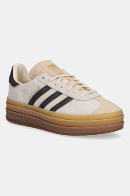Замшевые кроссовки Gazelle Bold Adidas, бежевый js3892 | beżowy
