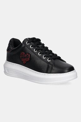 Кожаные кроссовки Kapri Karl Lagerfeld, черный kl62515v.000 | czarny