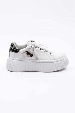 Кожаные кроссовки KREEPER LO NFT Karl Lagerfeld, белый kl42376t.011 | biały