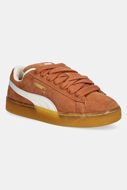 Кожаные кроссовки Suede XL Puma, коричневый 395205 | brązowy