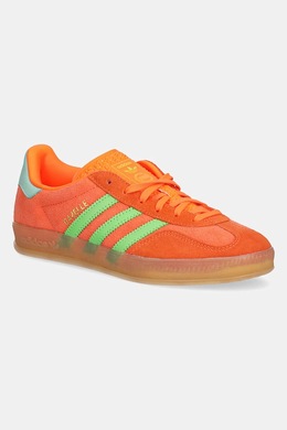 Кроссовки нубуковые Gazelle Indoor W Adidas, оранжевый jq0193 | pomarańczowy