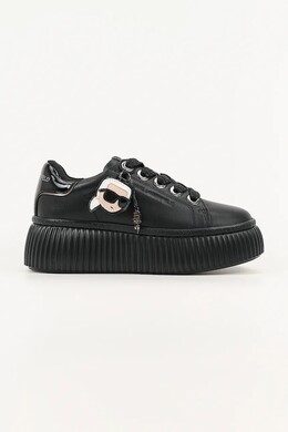 Кожаные кроссовки KREEPER LO Karl Lagerfeld, черный kl42376t.00x | czarny