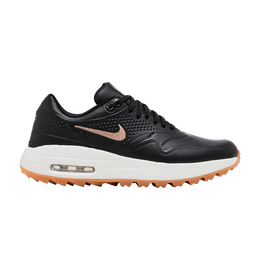 Кроссовки Nike Wmns Air Max 1 Golf 'Black Gum', черный aq0865 002 | black/summit white/gum medium brown/metallic red bronze
