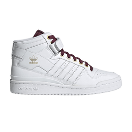 Кроссовки Adidas Wmns Forum Mid 'White Victory Crimson', белый gz8601 | cloud white/victory crimson/matte gold