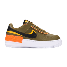 Кроссовки Nike Wmns Air Force 1 Shadow 'Olive Flak', зеленый dc1876 300 | olive flak/black/university gold