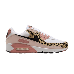 Кроссовки Nike Wmns Air Max 90 'Pink Leopard', розовый if1619 101 | white/black/white/terra blush/light khaki