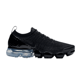 Кроссовки Nike Wmns Air VaporMax Flyknit 2 'Black Patent', черный 942843 014 | black/black/white/metallic silver