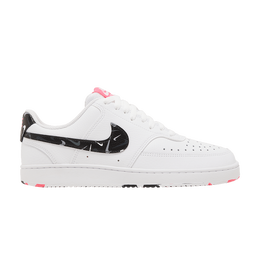 Кроссовки Nike Wmns Court Vision Low 'White Multi Swoosh', белый dm8079 100 | white/multi-color/hyper pink