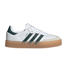 Кроссовки Adidas Wmns Sambae 'White Aurora Ivy Gum', белый jq0983 | cloud white/off white/aurora ivy