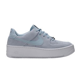Кроссовки Nike Wmns Air Force 1 Sage Low 'Light Armory Blue', синий ar5339 402 | light armory blue/white