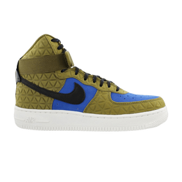 Кроссовки Nike Wmns Air Force 1 High Premium, зеленый 845065 300 | olv flk/blk/mdnght turq