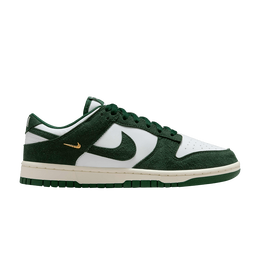 Кроссовки Nike Wmns Dunk Low 'Gorge Green Mini Swoosh', зеленый ib4417 100 | summit white/gorge green/sail/metallic gold