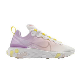 Кроссовки Nike Wmns React Element 55 'Violet Star', фиолетовый cw2631 911 | multi-color/white/summit white/violet star/barely grape/opti yellow
