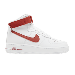 Кроссовки Nike Wmns Air Force 1 High 'White Cinnabar', белый dd9624 102 | white/cinnabar