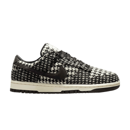 Кроссовки Nike Harris Tweed x Wmns Dunk Low 'White Black Multi', черный hq5036 901 | multi-color
