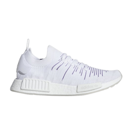 Кроссовки Adidas Wmns NMD_R1 STLT PK 'Cloud White Purple', белый bd8017 | cloud white/cloud white/active purple