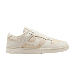 Кроссовки Nike Wmns Dunk Low 'Lace Pack - Soft Pearl', кремовый hj5870 100 | light orewood brown/coconut milk/soft pearl