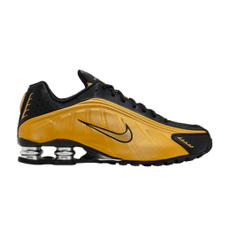 Кроссовки Nike Wmns Shox R4 'Black Metallic Gold', золотой ar3565 005 | black/metallic gold/metallic silver