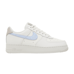 Кроссовки Nike Wmns Air Force 1 '07 'Reflective Mini Swoosh', белый dv2237 101 | white/sail/metallic silver/light marine