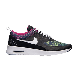 Кроссовки Nike Wmns Air Max Thea Print 'Black Multi-Color', черный 599408 065 | black/white/bright magnet/red/volt