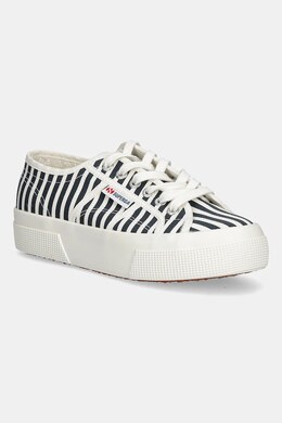 Кроссовки с полосками Superga, темно-синий s2136yw.ad5 | granatowy