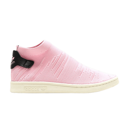 Кроссовки Adidas Wmns Stan Smith Sock Primeknit 'Wonder Pink', розовый by9250 | wonder pink/wonder pink/core black