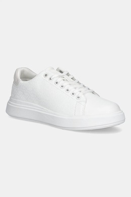 Кроссовки CUPSOLE LACE UP MONO Calvin Klein, белый hw0hw02445 | biały
