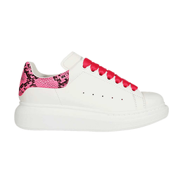 Кроссовки Alexander McQueen Alexander McQueen Wmns Oversized Sneaker 'Snake Print - White Pink', белый 553770 whx9m 9924 | white/electric pink