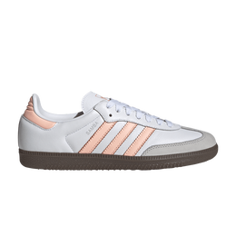 Кроссовки Adidas Wmns Samba OG 'White Clear Orange Gum', белый jh5687 | footwear white/clear orange/semi coral