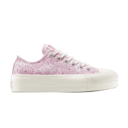 Кроссовки Converse Wmns Chuck Taylor All Star Lift Platform Low 'Paisley', розовый a15754c | sugar berry/egret/light saddle