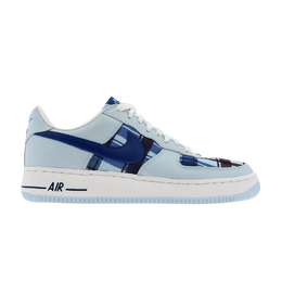 Кроссовки Nike Wmns Air Force 1 Premium, синий 308038 441 | chambray blue/blu ribbon-white