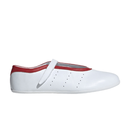 Кроссовки Adidas Wmns Stan Smith Lo Pro 'White Red', белый jq6940 | cloud white/cloud white/cloud white