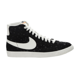 Кроссовки Nike Wmns Blazer Mid Suede Vintage 'Black Polka', черный 518171 015 | black/sail