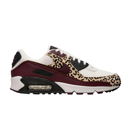 Кроссовки Nike Wmns Air Max 90 'Burgundy Leopard', красный if1619 102 | sail/burgundy crush/velvet brown
