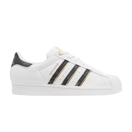 Кроссовки Adidas Wmns Superstar 'White Black Gold Metallic', белый gx1838 | footwear white/core black/gold metallic