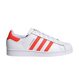Кроссовки Adidas Wmns Superstar 'White Scarlet', белый fx5963 | cloud white/solar red/scarlet