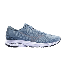 Кроссовки Mizuno Wmns Wave Rider Waveknit 3 'Grey Blue', серый j1gd192939 | grey/blue/black