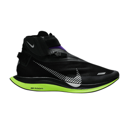Кроссовки Nike Wmns Zoom Pegasus Turbo Shield WP 'Black Voltage Purple', черный cj9712 001 | black/voltage purple/metallic silver
