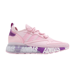 Кроссовки Adidas Wmns ZX 2K Boost 'Bold Logo Graphic - Pink Ultra Purple', розовый fx7058 | clear pink/true pink/ultra purple