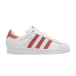Кроссовки Adidas Wmns Superstar 'Corduroy Striped - White Tactile Pink', белый h69024 | footwear white/footwear white/silver metallic