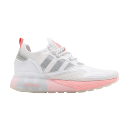 Кроссовки Adidas Wmns ZX 2K Boost 'White Glow Pink', белый fy2013 | cloud white/clear onix/glow pink