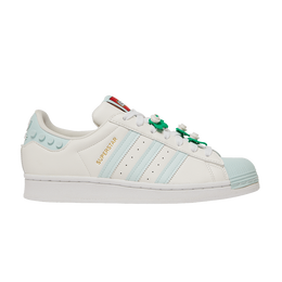 Кроссовки Adidas LEGO x Wmns Superstar 'Clear White Ice Mint', кремовый gx7206 | clear white/ice mint/footwear white