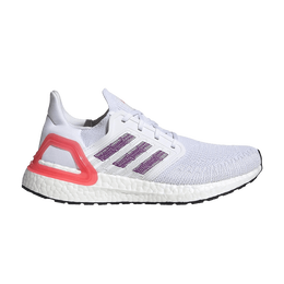 Кроссовки Adidas Wmns UltraBoost 20 'White Purple Crimson', белый fy3466 | cloud white/glory purple/shock red