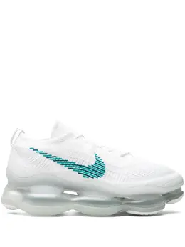 Кроссовки Air Max Scorpion Flyknit White Geode Teal Nike, белый 21335395 | белый
