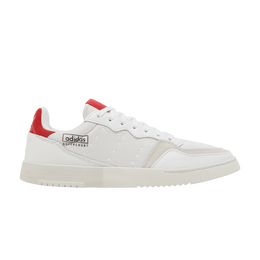 Кроссовки Adidas Supercourt 'White Scarlet', белый ef5881 | cloud white/cloud white/scarlet