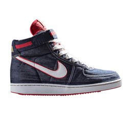 Кроссовки Nike Vandal High Supreme (VNTG), синий 325317 403 | mid navy/white-metallic gold-white