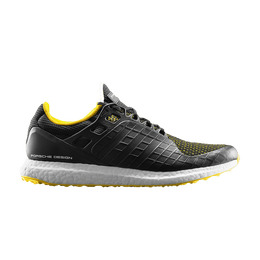 Кроссовки Adidas Porsche Design x UltraBoost Trainer 'Black Yellow', черный aq5341 | shadow black/shadow black/yellow