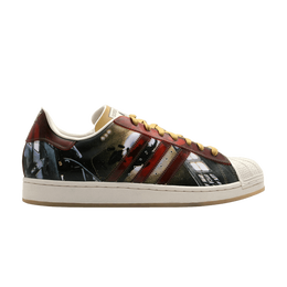 Кроссовки Adidas Superstar 1 Express 'Lee Quinones', белый 133633 | chalk2/khaki/mtgold