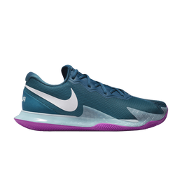 Кроссовки Nike NikeCourt Air Zoom Vapor Cage 4 Rafa Clay 'Green Abyss Vivid Purple', бирюзовый dv1773 300 | green abyss/vivid purple/ocean bliss/white