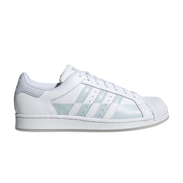 Кроссовки Adidas Superstar 'Split - White Halo Blue', белый fx5533 | cloud white/halo blue/cloud white